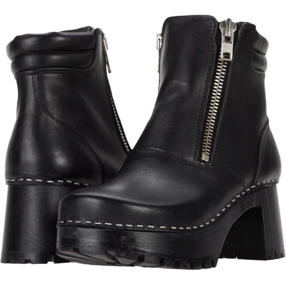 Swedish Hasbeens Biker Bootie NWB size 6